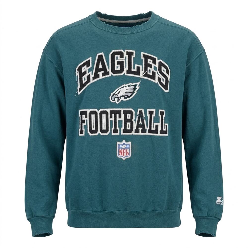 Vintage Starter Philadelphia Football Sweatshirt Men See Measurements